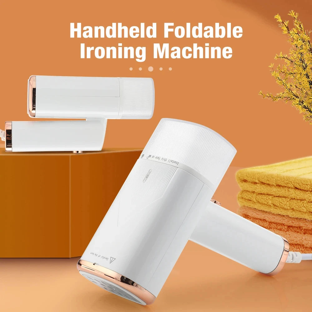 HOMEFISH Garment Steamers 130ml Handheld Fabric Steamer Fast-Heat 1000W Iron Steam Cleaner for Home Travelling Portable