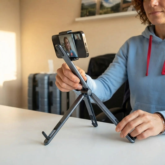 360° Rotating Magnetic Foldable Phone & Laptop Stand – Multi-Function Metal Holder